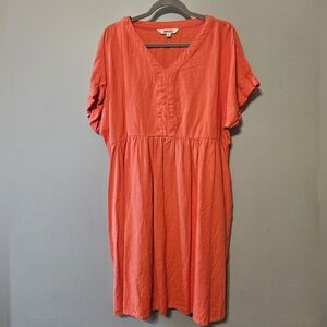 Briggs New York Coral Dress